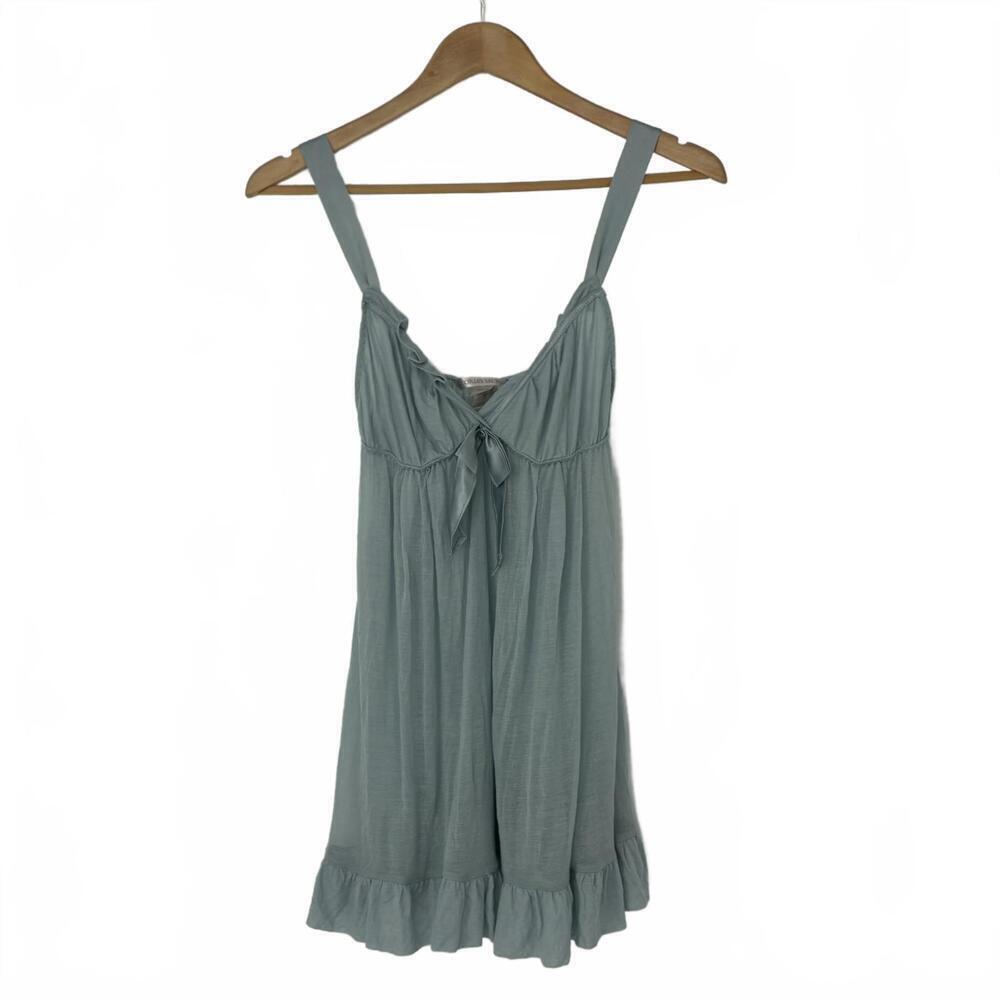 New Victoria's Secret Babydoll Light Blue Sheer Nighty Teddy Sexy Love Gift